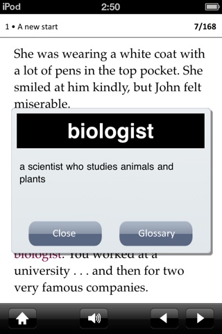 Chemical Secret: Oxford Bookworms Stage 3 Reader (for iPhone) screenshot 3