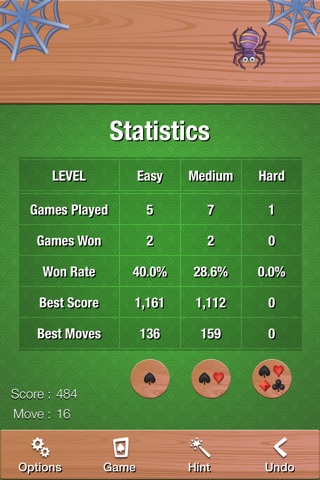 Relaxed Spider Solitaire screenshot 2