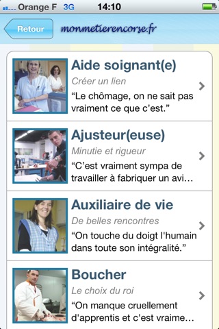 30 Métiers en Corse screenshot 4