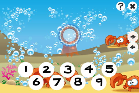 123 Counting For Kids Learning Math With Fun Game!Play With Me&Learn To Count The Underwater Animals screenshot 3