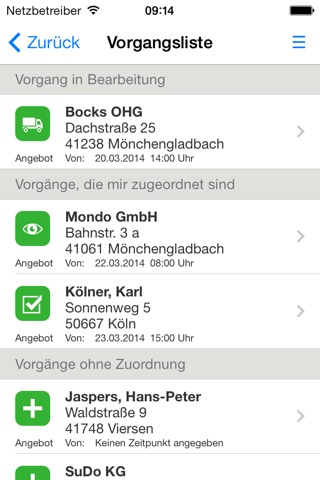 Sage 50 Auftrag screenshot 2