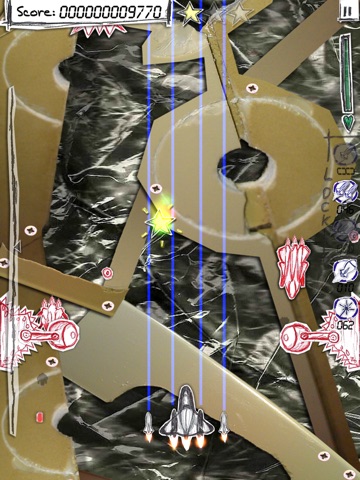 Shock-X. HD - Space shooter wars paper screenshot 2