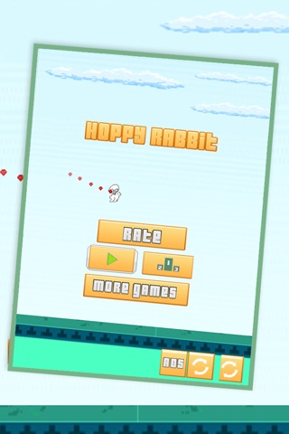 Hoppy Rabbit - Flappy Jumpy Flying Brave Bunny Fall screenshot 2