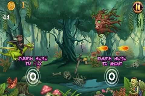 A Angry Ninja Bears & Dragon Friends vs Zombie Mummy Game screenshot 2