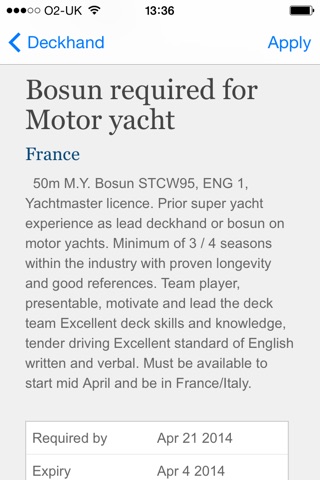 Superyacht Jobs screenshot 3