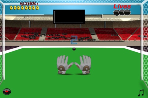 A Stickman Goalie Shootout Free Version : Save the Penalty Kick Goalkeeper! screenshot 2