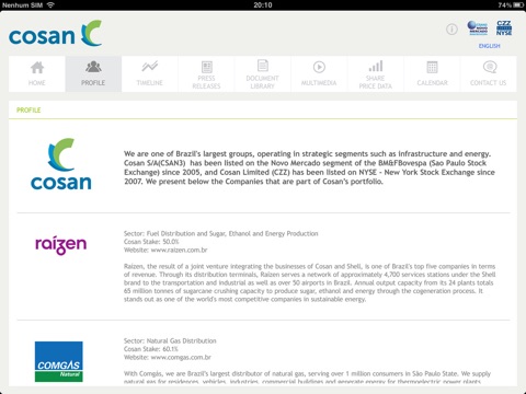 Cosan RI para iPad screenshot 2