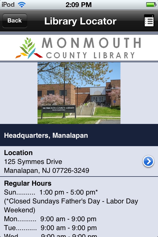 Monmouth County Library screenshot 4