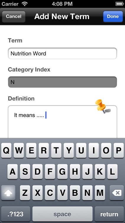 Nutrition, Health and Body Glossary - Textbook Edition (Preview Before Purchase) screenshot-4