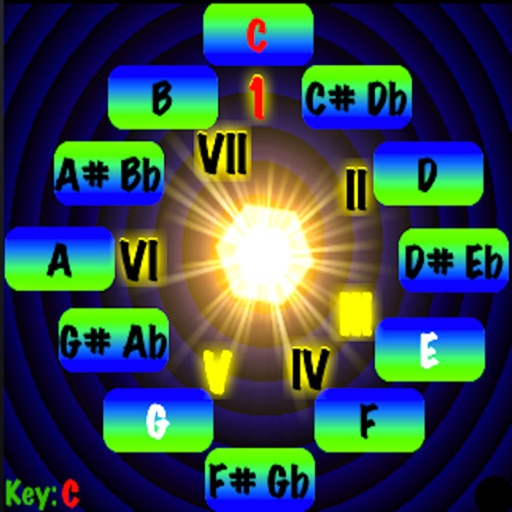 Music Number Wheel (Chords Scales Theory) Free iOS App