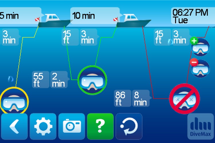 DiveMax AIR Dive Planner