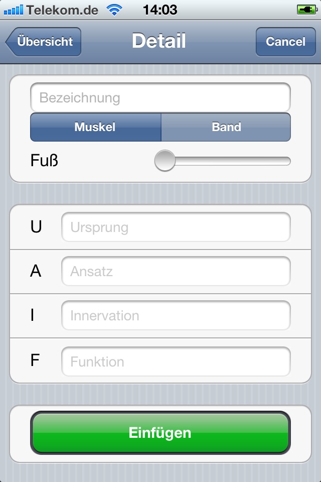 MuskelQuiz screenshot 3