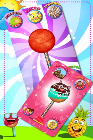 Cake Pop Maker Free - Dessert & Fruit Decoarting Game for Kids & Girls screenshot 4