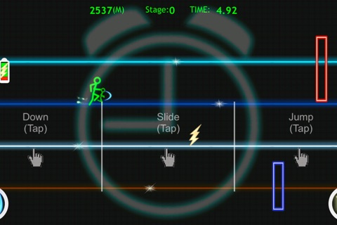 Neon Jumper - stickman run screenshot 3