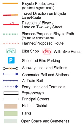 New York City Bike Map