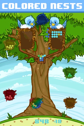 Blue Bird Balls - Save 100 Eggs!!! screenshot 2