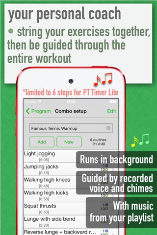 PT Timer Lite: Stretch & Exercise screenshot 4