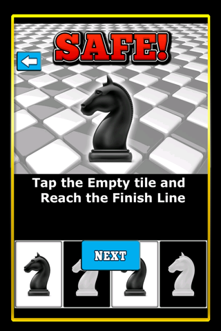A White Chess Piece Speed Test : Touch Black Tile Only Free screenshot 3