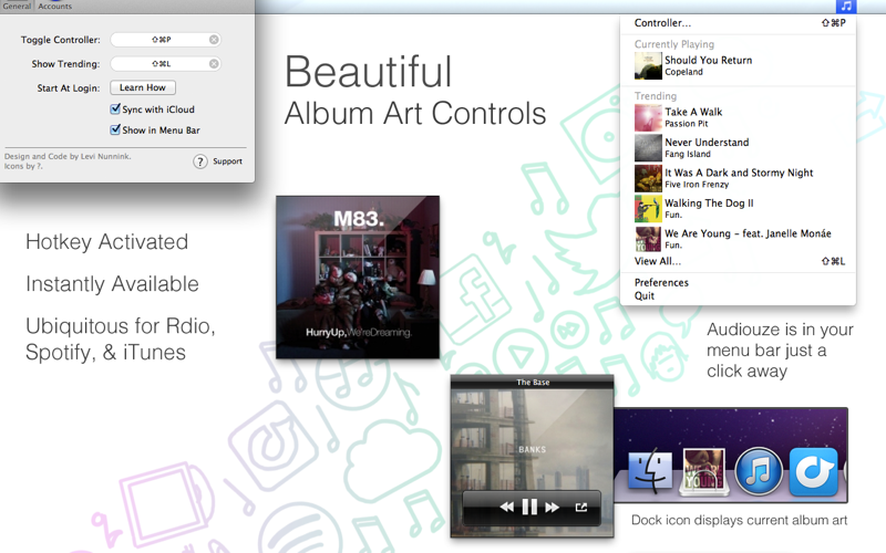 Audiozue for iTunes, Spotify, & Rdio screenshot 3