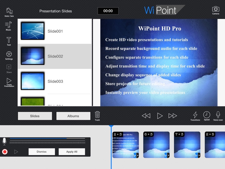 WiPoint HD - Make HD video presentation & photo slideshow