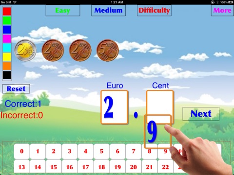 Kids Euro Math,(age 6-8) screenshot 3