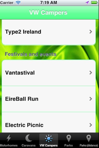 Caravan, Motorhome and Camping guide to Ireland screenshot 3