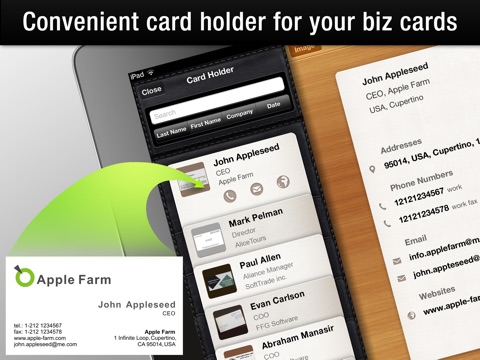 Business Card Reader HD screenshot 2