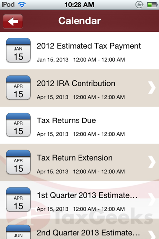 TaxGeeks screenshot 2