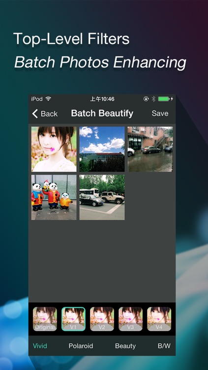 PhotosBatcher—Top level photo batch filter