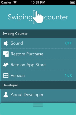 Swiping Counter screenshot 4