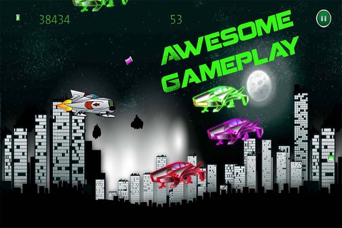 City Defender Run - Crush the Neon Alien Attack Battle Race Free screenshot 2