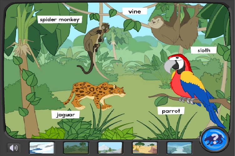 Wild Habitat Preschool Game