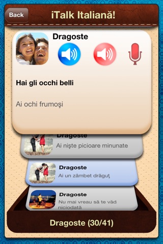 iTalk Italiană! conversațional: învață să vorbești italiană cu accent nativ screenshot 3