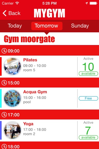 MyGym - Fitness and Wellness centers screenshot 4