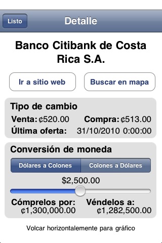 Costa Rica Currency screenshot 2