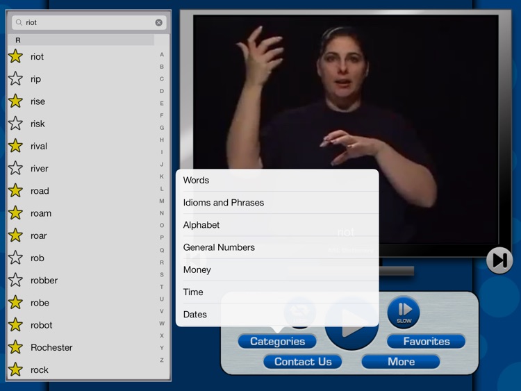 ASL Dictionary for iPad