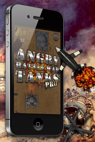 Angry Battle War Tanks PRO - Free Game! screenshot 2