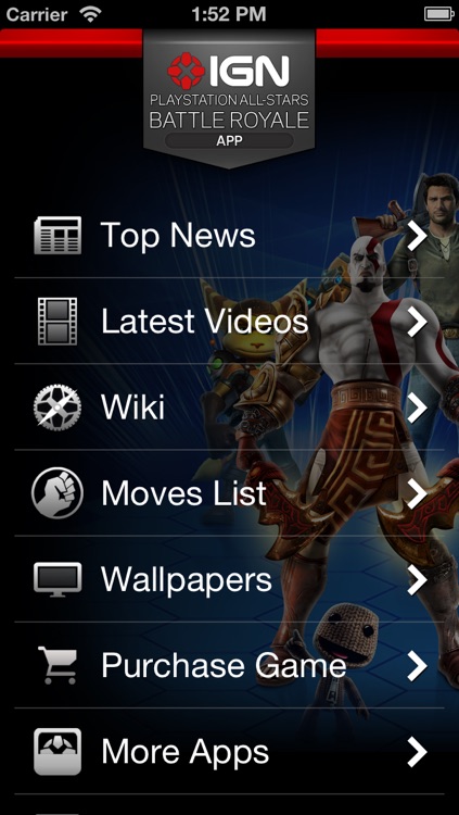 IGN App For PlayStation All-Stars Battle Royale