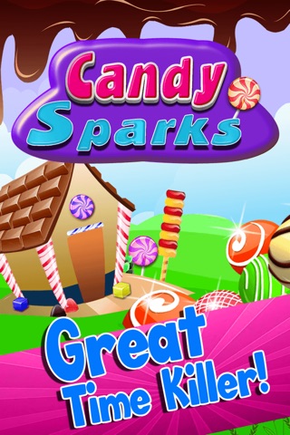Candy Sparks Match-3  - Sweet Bubbles And Fruits Mania For Kids Free screenshot 3