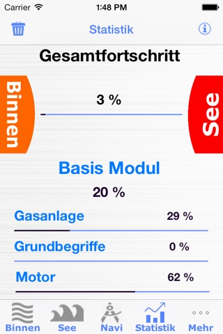 SBF Kombi Plus (Binnen See Navigation UBI SRC LRC) screenshot 3