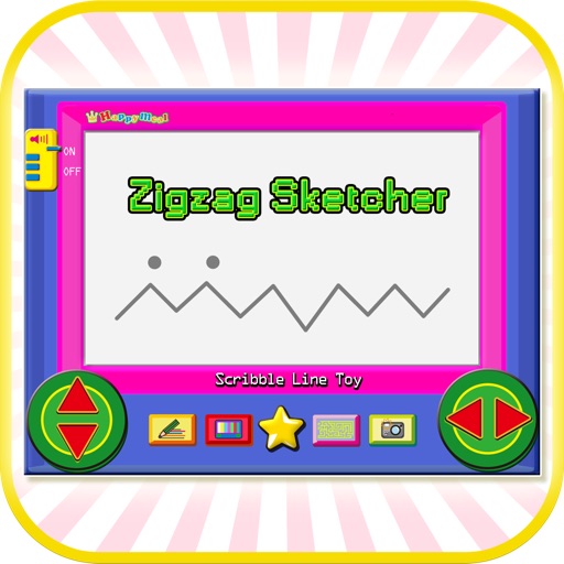 Zigzag sketcher Icon