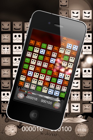 Halloween Creatures Pop - addictive game, crush like jewels screenshot 2