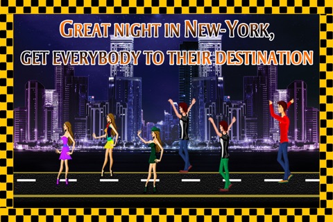 Taxi Cabs Mania : New-York Crazy Speed Night - Free Edition screenshot 2
