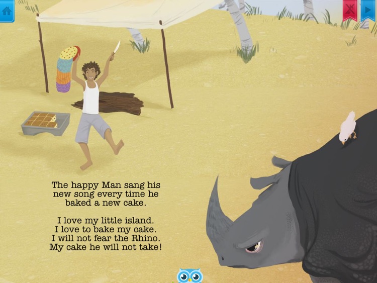 How the Rhinoceros Got his Skin - Have fun with Pickatale while learning how to read! screenshot-3