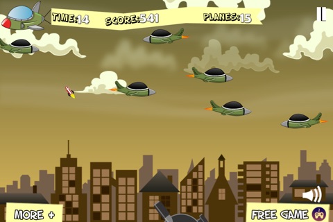 Jet Plane Shooting Warhead - Play new action pack fighter aeroplane simulator and flight combat game screenshot 2