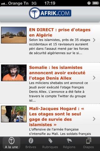 Afrik.com screenshot 2
