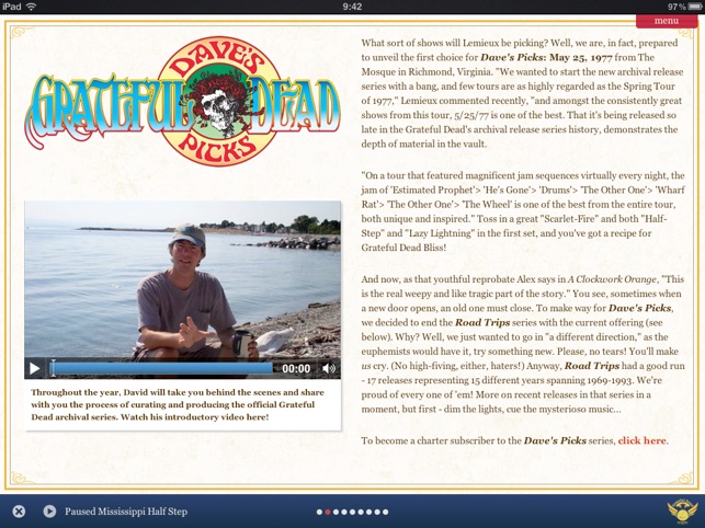 Grateful Dead Almanac HD(圖4)-速報App