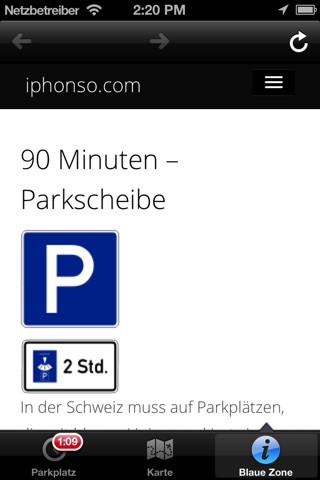 90 Minutes - the Swiss Parking Disc screenshot 4