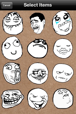 Funny Rage Face free screenshot 3