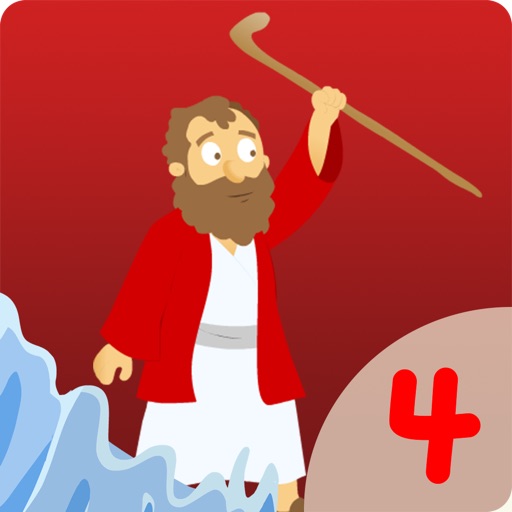 Moses and the Parting of the Red Sea: Bible Heroes - Teach Your Children with Stories, Songs, Puzzles and Coloring Games! icon